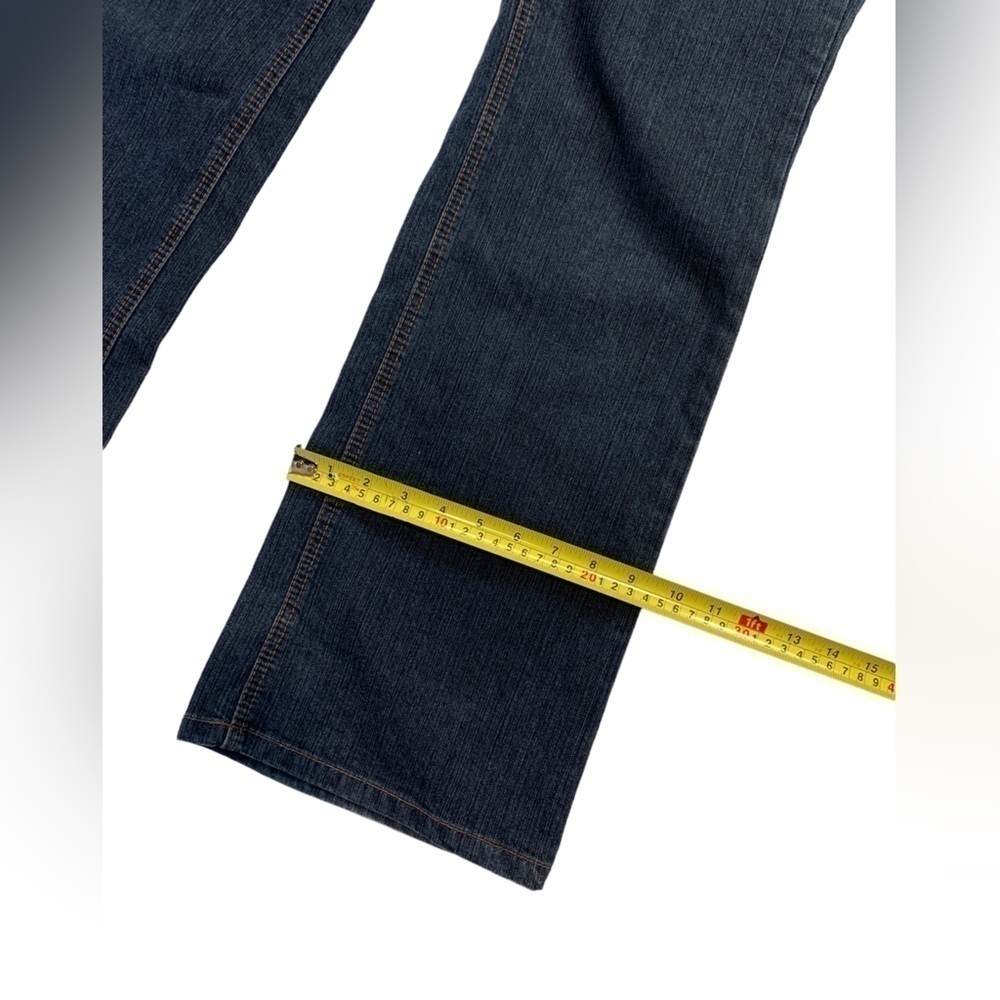 VINTAGE Contrast High Rise Flared Jeans - Picture 9 of 10
